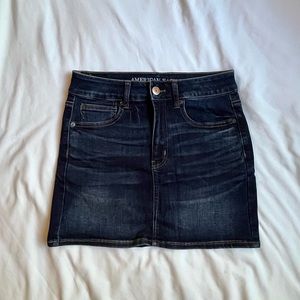 American Eagle denim mini skirt
